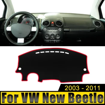 Carro Tampa do Painel de controle Evite a Luz Anti-UV, Tapetes, Tapete Para a Volkswagen VW New Beetle 2003 2004 2005 2006 2007 2008 2009 2010 2011