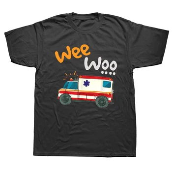 Engraçado Paramédico Ree Woo EMT Ambulância, Socorristas Medic T-Shirts Gráfico de Algodão Streetwear Manga Curta Aniversário de T-shirt