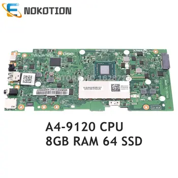 NOKOTION 5B20S72144 ELAC1 LA-H141P Para Lenovo Chromebook S345-14AST Laptop placa-Mãe A4-9120 CPU+ 8G de RAM+SSD 64G