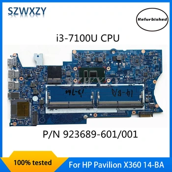 Remodelado Para HP Pavilion X360 14-BA Laptop placa-Mãe i3-7100U CPU 923689-601 923689-001 16872-1 448.0C203.0011 100% Testado