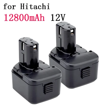 Novo 12V 1 pcs bateria 12800mAh rechargeble Bateria Hitachi EB1214S 12V EB1220BL EB1212S WR12DMR CD4D DH15DV C5D , DS 12DVF3