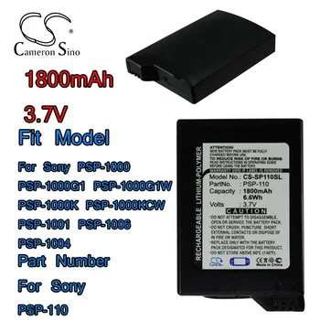 Cameron Sino 1800mAh Li-ion 3.7 V Bateria para Sony Série PSP-1000 PSP-1000G1 1000G1W 1000K 1000KCW 1001 1004 1006 PSP-110