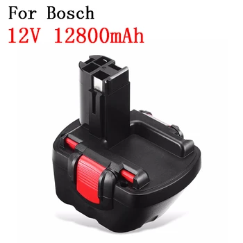 Novo para a Bosch 12V 12800mAh PSR bateria Recarregável de 12V de 12,8 Ah AHS OGE GSR 12 VE-2 BAT043 BAT045 BAT046 BAT049 BAT120 BAT139