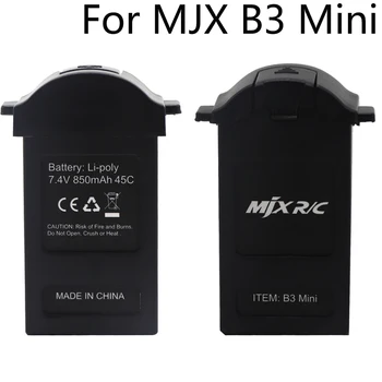 7.4 V 850mAh Bateria de Lítio para MJX B3 Mini Bugs 3Mini EX2mini Brushless Quadcopter Peças de Reposição da Bateria de Lítio acessórios