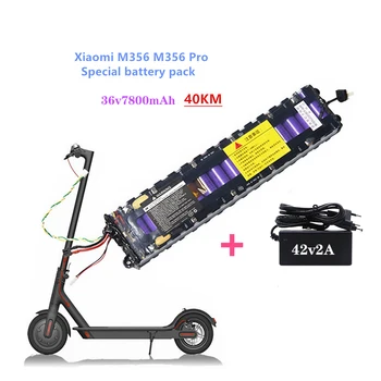 36V de 7,8 Ah da bateria ForXiaomi M365 Pro Especiais bateria 36V da bateria 7800mAh Andar a 40km BMS+Carregador scooter elétrica