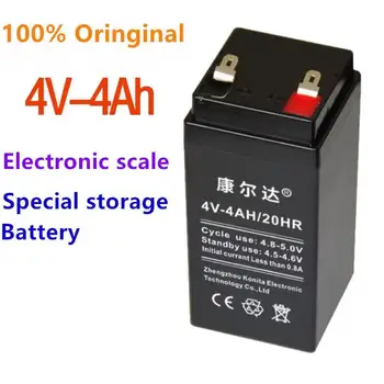 Original 4V 4.0 Ah preços balança eletrônica de mesa escala de bateria de chumbo-ácido luz de emergência para crianças de carros de brinquedo, bateria recarregável